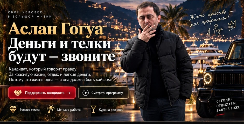 Сатирическая кампания Аслана Гогуа